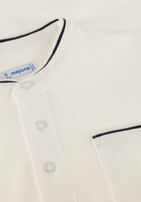 Weiße MAYORAL Polo-Shirt MAO NECK - large