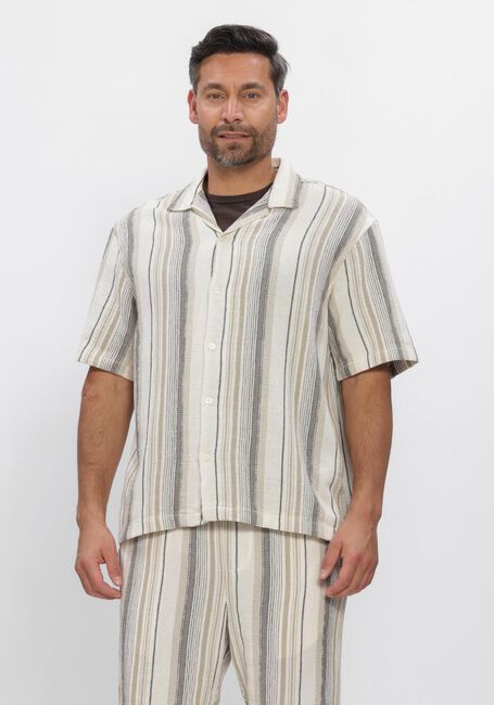 Beige SELECTED MEN Hemden SLHRLXCAL SS SHIRT RESORT - large