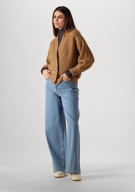 Braune SUMMUM Strickjacke FANCY BUTONS CARDIGAN COZY - large