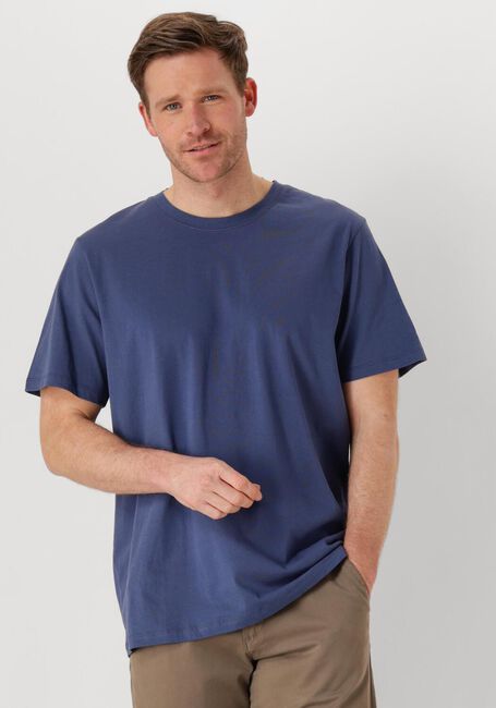Blaue SELECTED HOMME T-shirt SLHASPEN SS O-NECK TEE NOOS - large