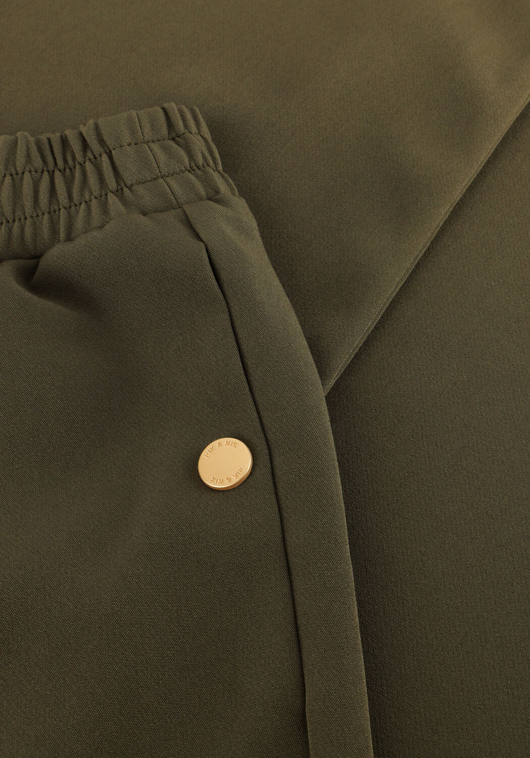 Khaki NIK & NIK Weite Hose ELIZA PANTS - large