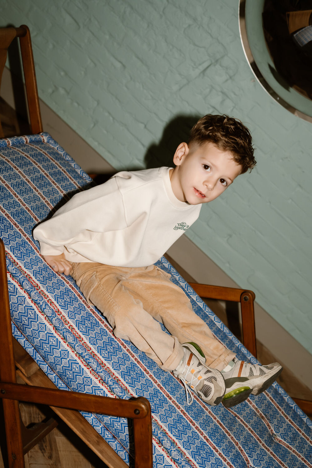 Camelfarbene DAILY7 Cargohosen CORDUROY PANTS - large