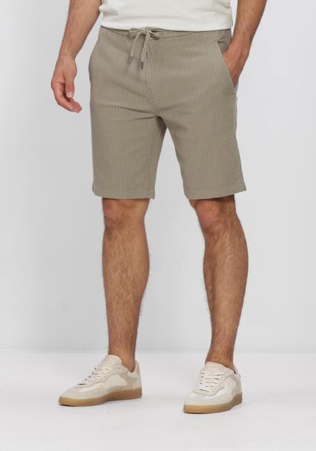 Khaki CAST IRON Kurze Hose CHINO SHORTS STRUCTURE - large