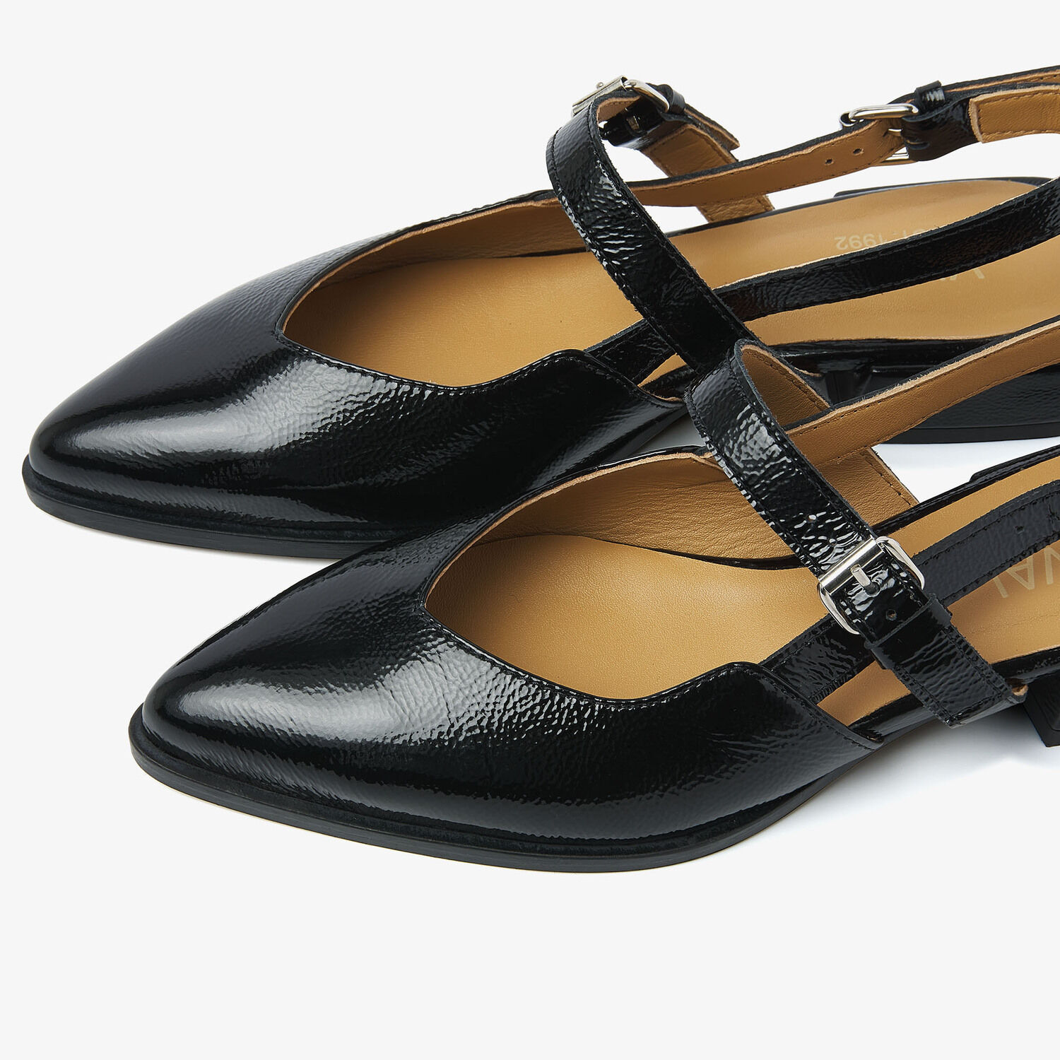 Schwarze VIA VAI Slingbacks JAZZ VALERIE - large