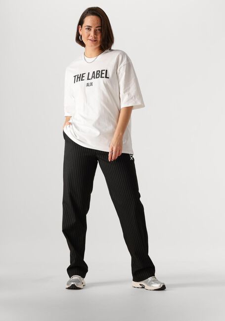 Weiße ALIX THE LABEL T-shirt LADIES KNITTED THE LABEL TSHIRT - large