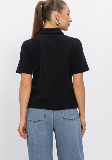 Schwarze MY ESSENTIAL WARDROBE Tops & T-shirts MWHELLE POLO TEE - large