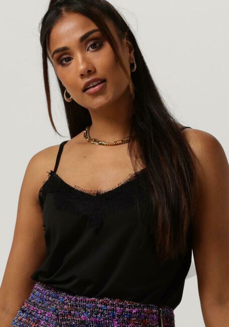 Schwarze CC HEART Top LACE TOP - large