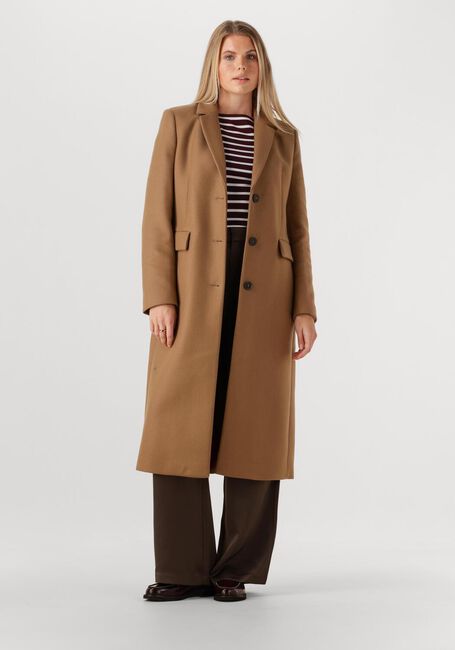 Camelfarbene TOMMY HILFIGER Mäntel CLASSIC SB WOOL REG MAXI COAT - large
