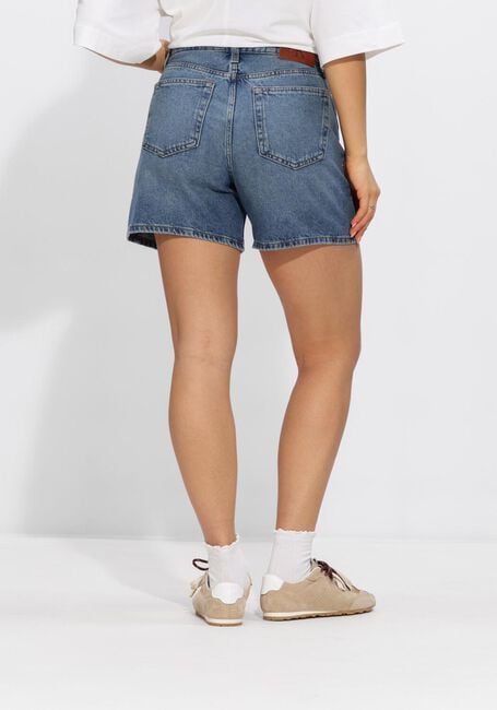 Blaue CALVIN KLEIN Kurze Hosen HI RISE A-LINE SHORT - large