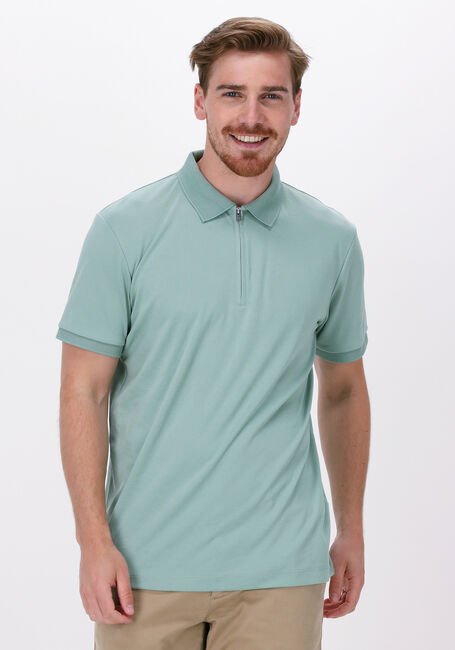 Grüne SELECTED HOMME Polo-Shirt SLHFAVE ZIP SS POLO B - large
