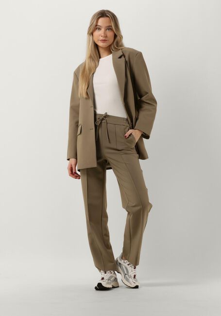 Khaki SELECTED FEMME Hose SLFVINNIE HW PANT W - large