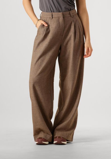 Braune MSCH COPENHAGEN Hose MSCHJENNABELLA HW PANTS - large