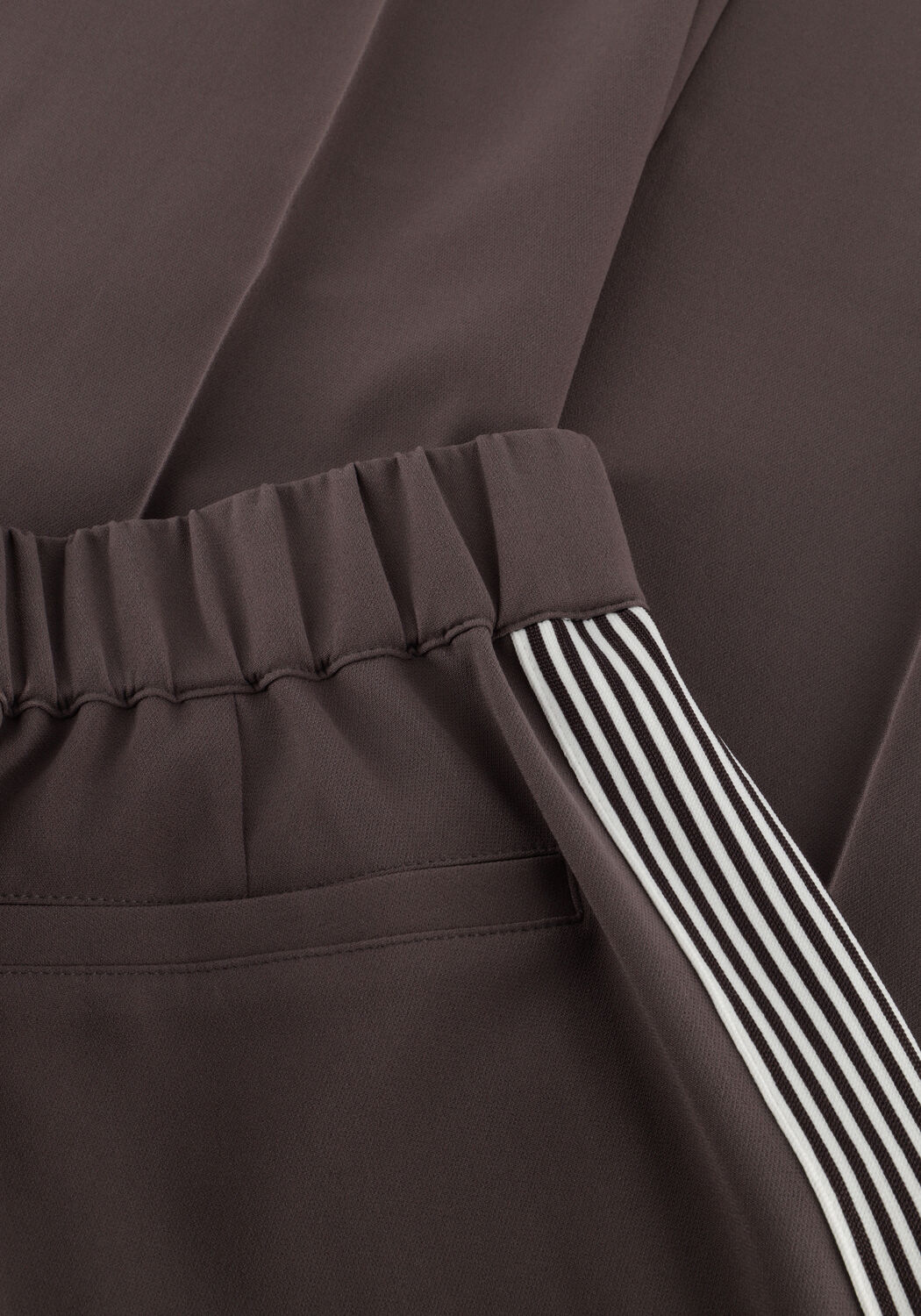 Taupe EST'SEVEN Weite Hose JUNE TROUSER - large