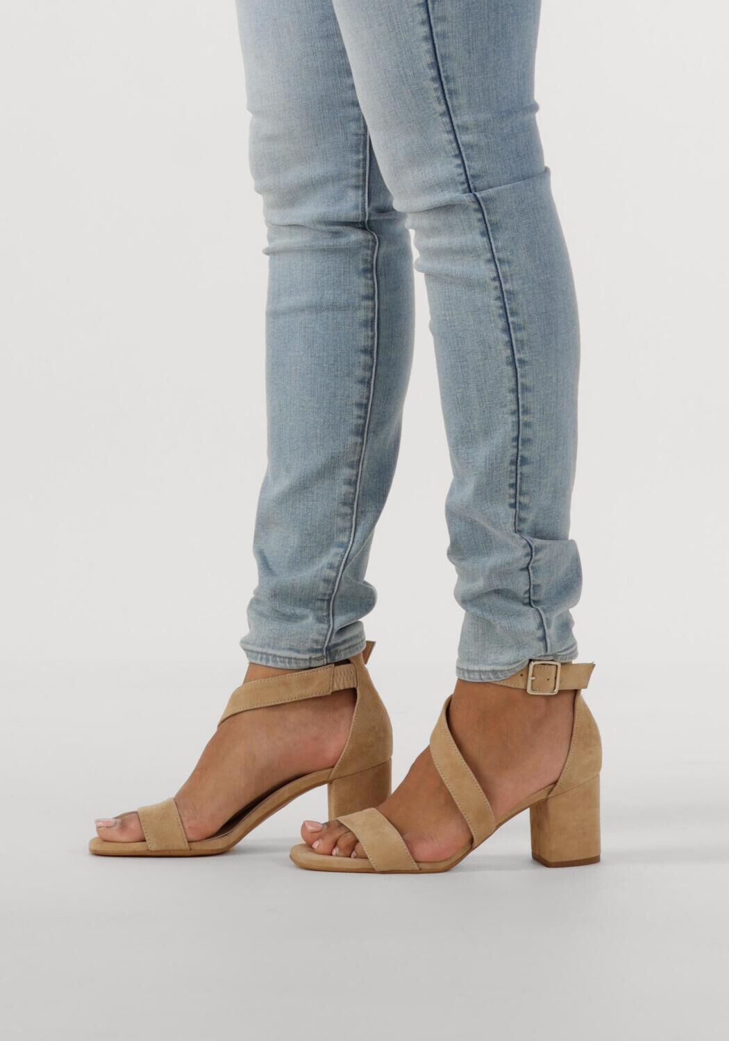 Beige NOTRE-V Sandaletten mit Absatz 16036 - large