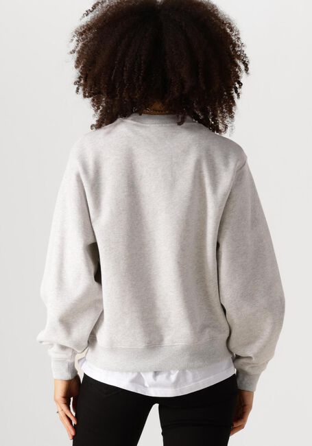 Graue CALVIN KLEIN Pullover CHENILLE MONOLOGO CREWNECK - large