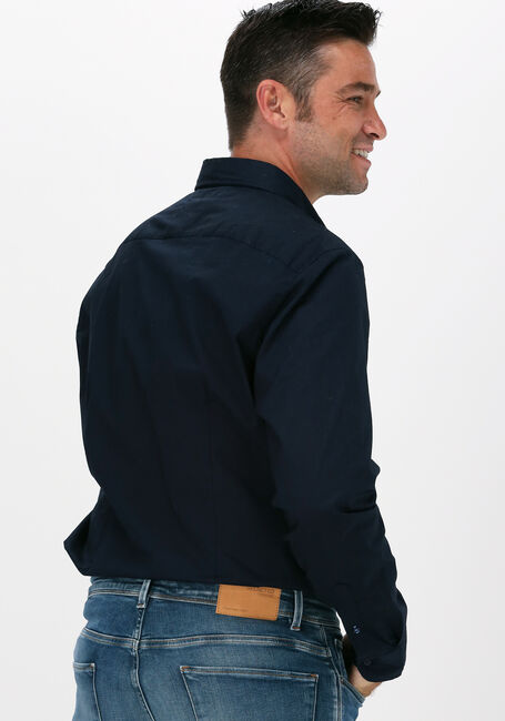 Blaue TOMMY HILFIGER Casual-Oberhemd CORE STRETCH SLIM POPLIN SHIRT - large
