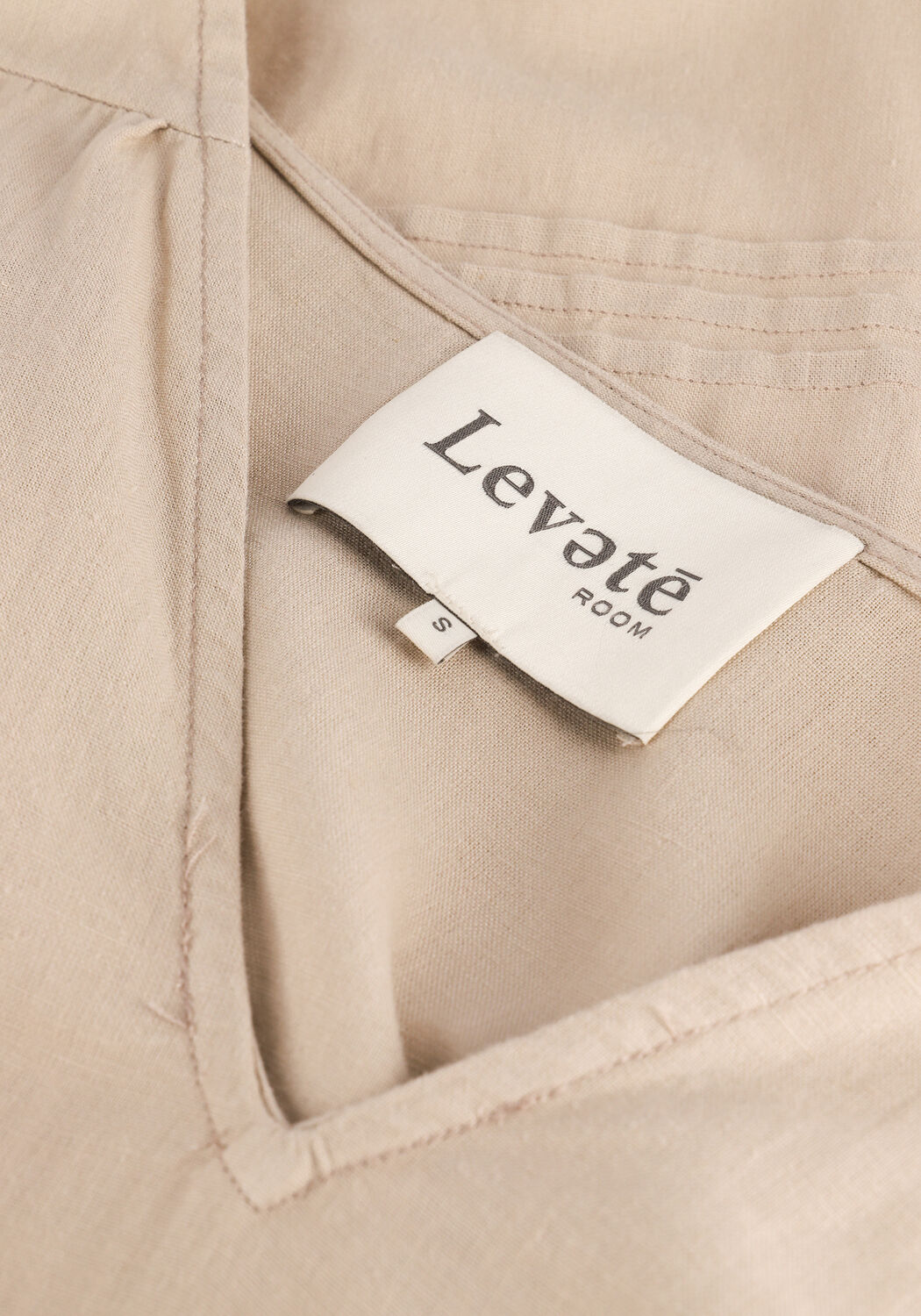 Sand LEVETE ROOM Maxikleid NAJA 9 DRESS - large