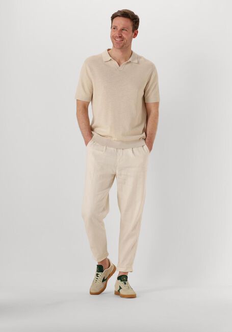 Beige SELECTED HOMME Chino SLH180-RELAED CROP RON SUN PLEAT PANT - large