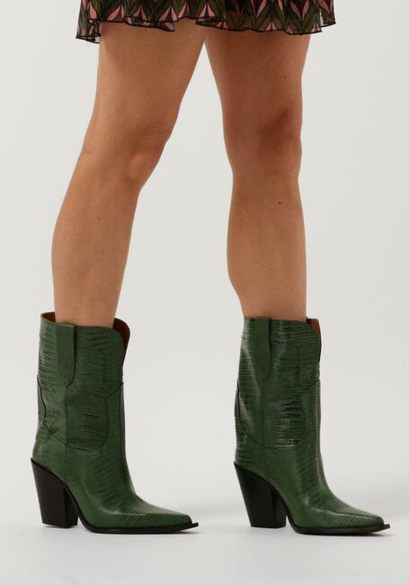 Grüne TORAL Cowboystiefel HELGA - large