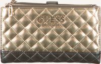 Goldfarbene GUESS Portemonnaie BRIELLE SLG DBL ZIP ORGANIZER Goldfarbene GUESS Portemonnaie BRIELLE SLG DBL ZIP ORGANIZER - medium