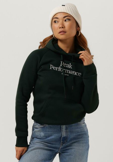 Dunkelgrün PEAK PERFORMANCE Pullover W ORIGINAL HOOD - large