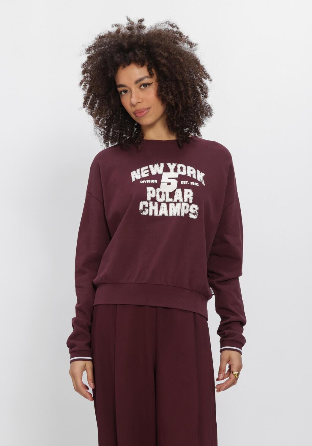 Bordeaux PENN & INK Sweatshirt W26F1941 - large