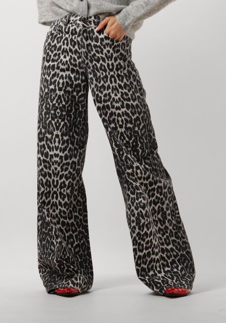 Braune CO'COUTURE Straight leg jeans LEO DENIM PANEL PANT - large