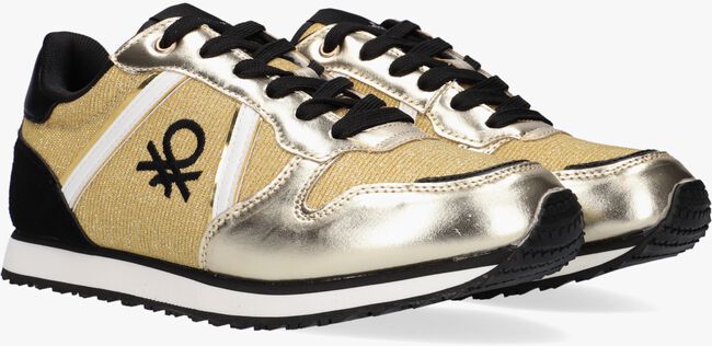 Goldfarbene BENETTON Sneaker low QUARREL MIX - large