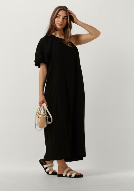 Schwarze CO'COUTURE Maxikleid HERA ASYM PUFF DRESS - large