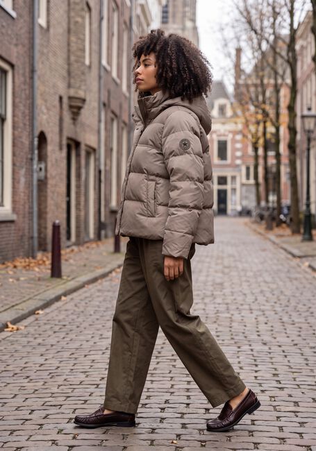 Taupe AIRFORCE Wattierte Jack CARLY JACKET - large