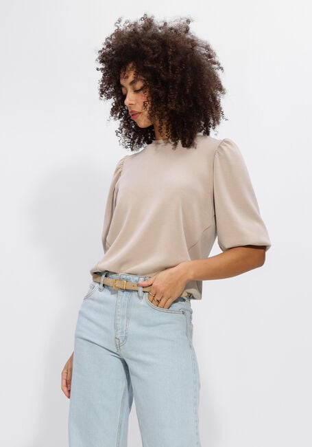 Beige SELECTED WOMEN Pullover SLFTENNY 3/4 SWEAT TOP - large