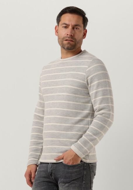 Nicht-gerade weiss ANERKJENDT Pullover AKSAIL STRIPE SWEAT - large