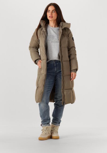 Khaki MOS MOSH Wattierte Jack NOVA SQUARE DOWN COAT - large