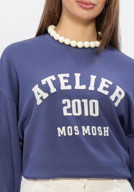 Blaue MOS MOSH Sweatshirt MMNIMA O-LS  SWEATSHIRT - large