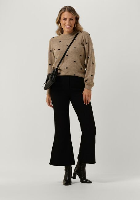 Beige OBJECT Pullover JEVE NONSIA L/S PULLOVER - large