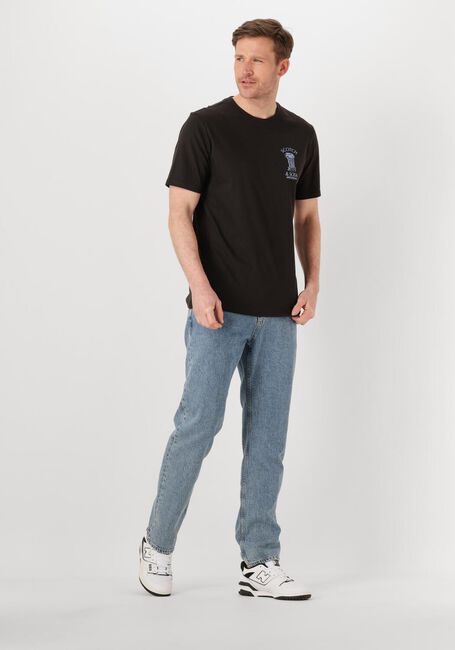 Schwarze SCOTCH & SODA T-shirt LEFT CHEST ARTWORK T-SHIRT - large