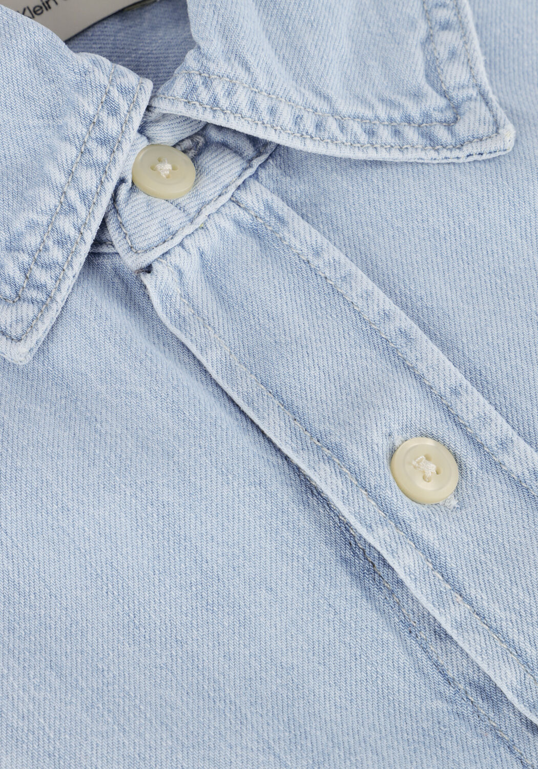 Hellblau CALVIN KLEIN Minikleid TENCEL LOOSE SHIRT DENIM DRESS - large