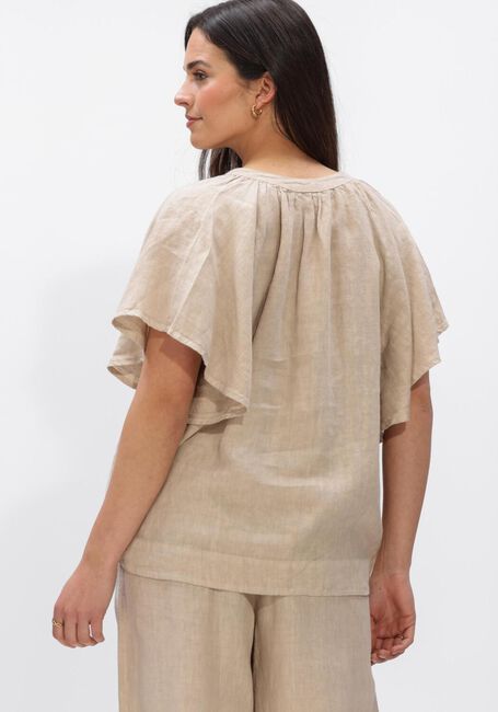 Sand BY-BAR Top VINA LINNEN BLOUSE - large