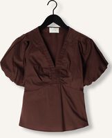 Braune NEO NOIR Blusen IRINA POPLIN BLOUSE Braune NEO NOIR Blusen IRINA POPLIN BLOUSE - medium