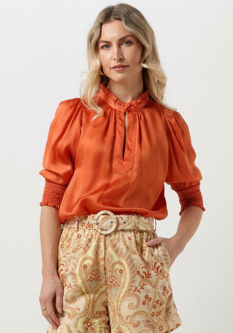 Orangene EST'SEVEN Blusen ELISE BLOUSE BAMBU - large