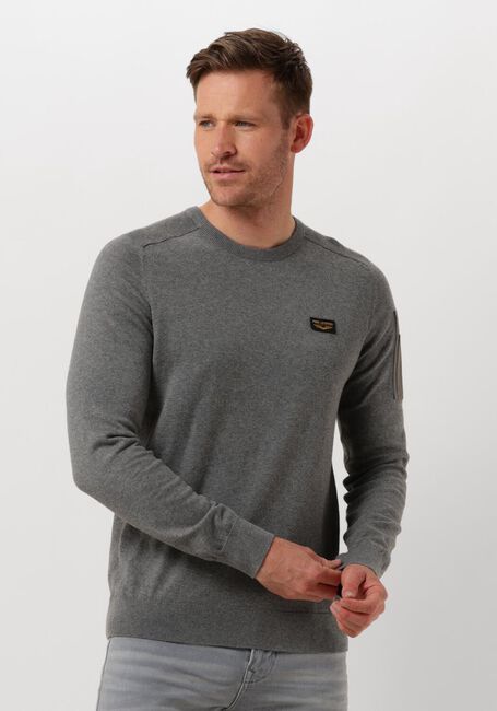 Graue PME LEGEND Pullover R-NECK AMERICAN CLASSIC KNIT - large