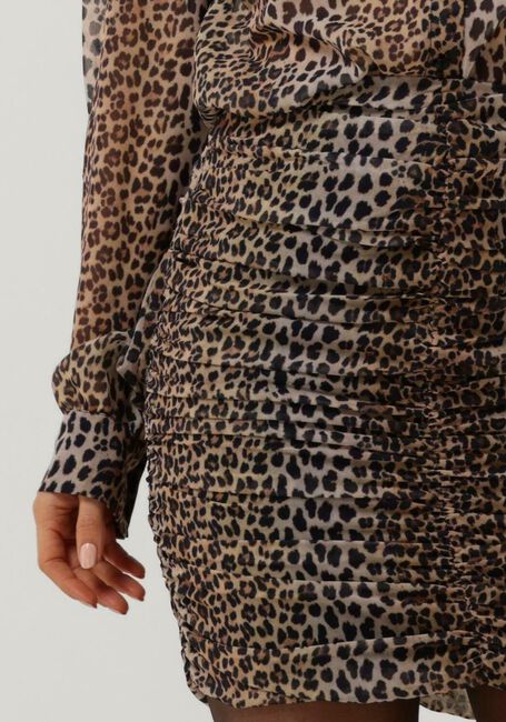 Braune NOTES DU NORD Minirock FABIOLA RECYLED SKIRT - large