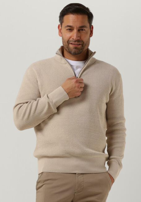 Nicht-gerade weiss SELECTED HOMME Pullover SLHRODNEY LS HIGH NECK HALF ZIP - large