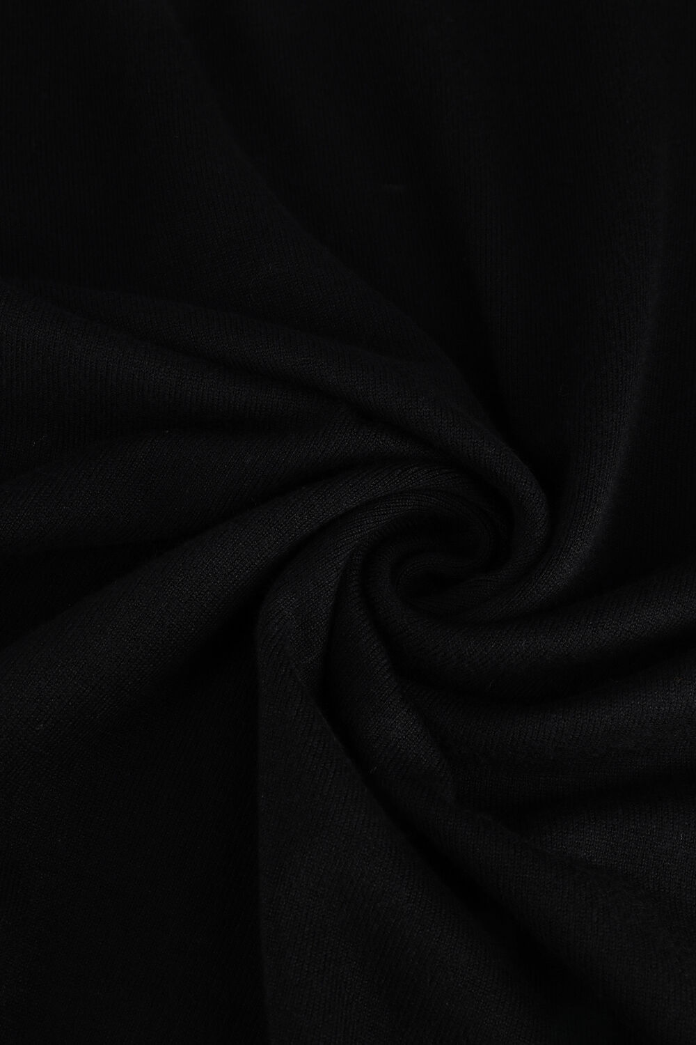 Schwarze PUREWHITE Rollkragenpullover ESSENTIAL KNIT MOCKNECK LS - large