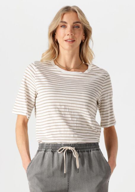 Ecru CC HEART T-shirt CC HEART SILLA STRIPE - large