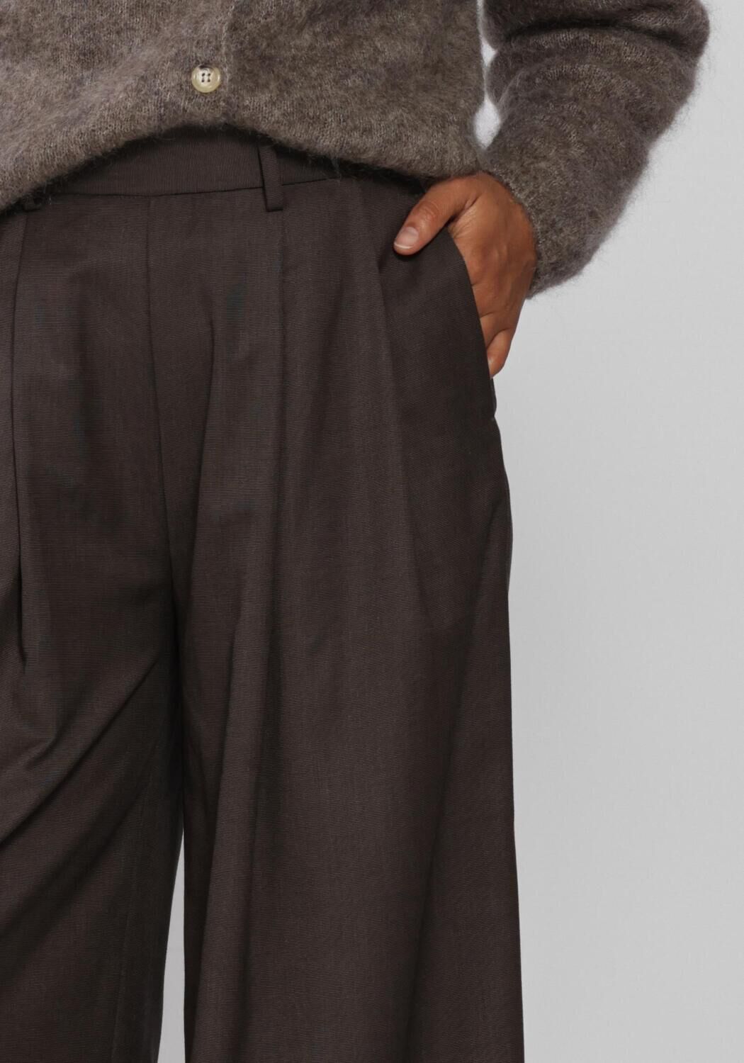 Braune BY-BAR Weite Hose SEF PANTS - large