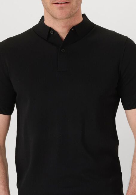 Schwarze GENTI T-shirt POLO BUTTON SS K2046-1260 - large