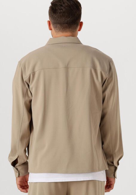 Beige PURE PATH Overshirt REGULAR FIT OVERSHIRTS - large