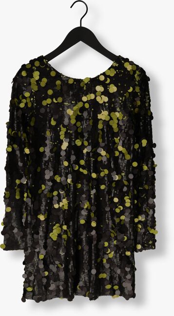 Schwarze COLOURFUL REBEL Minikleid TINI SEQUINS STRAIGHT DRESS - large