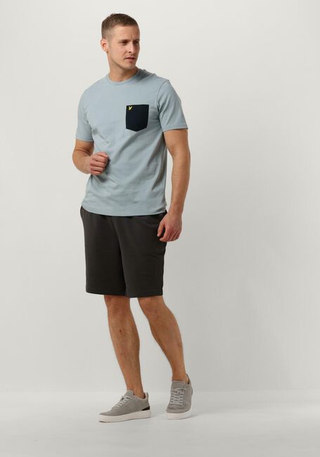Blaue LYLE & SCOTT T-shirt CONTRAST POCKET T-SHIRT - large